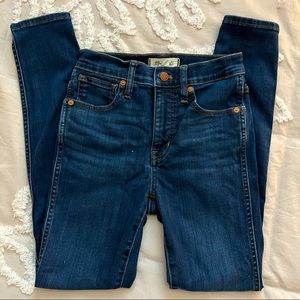 Madewell 10” High Rise Skinny Jeans
